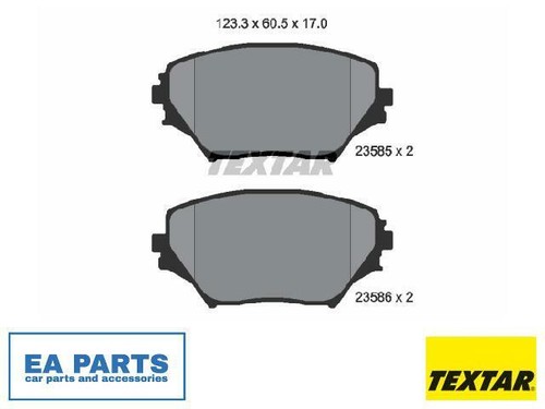 Brake pad set - set,, for