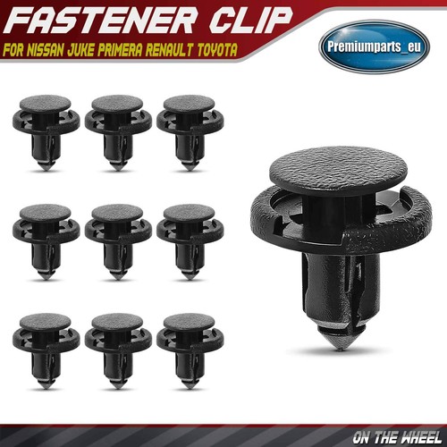 10x 8mm nylon bumper trim - 8mm, &
