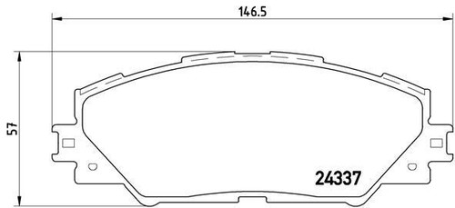 071 brembo brake pad set - p, 83