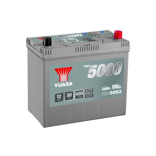 Yuasa car battery 12v 50ah - battery,