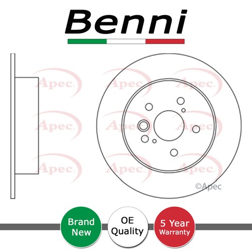 Brake disc rear benni fits - disc,