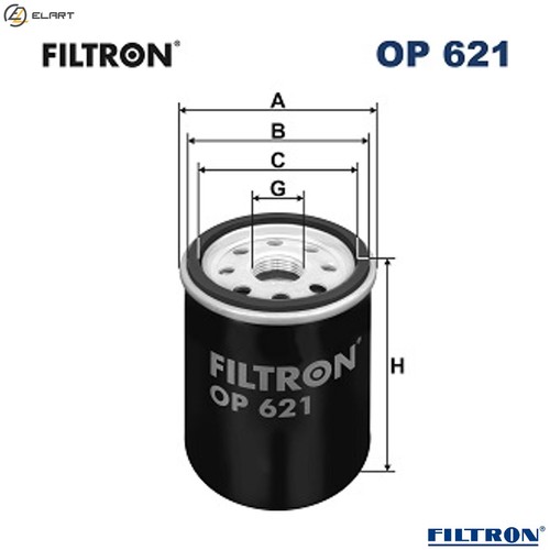 Oil filter 621 for vw - oil,