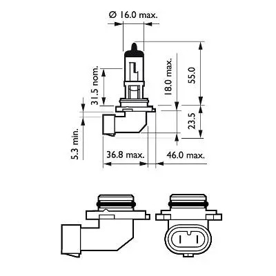 Light bulb hb4 9006xvpb1 - light,