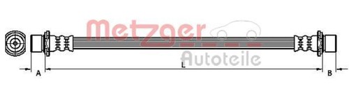 Brake hose fits toyota rav - fits, 4