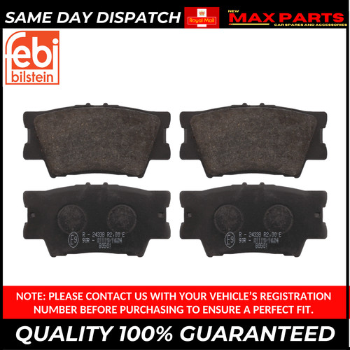 Brake pad set febi 16651 - pad,