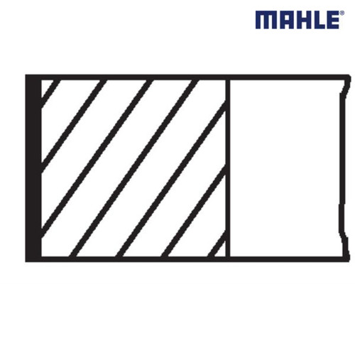 Piston ring set - ring, 77